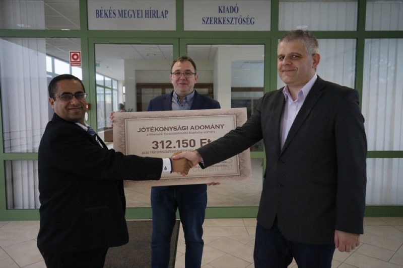 Békés Megyei Hírlap – 312 150 Ft adomány