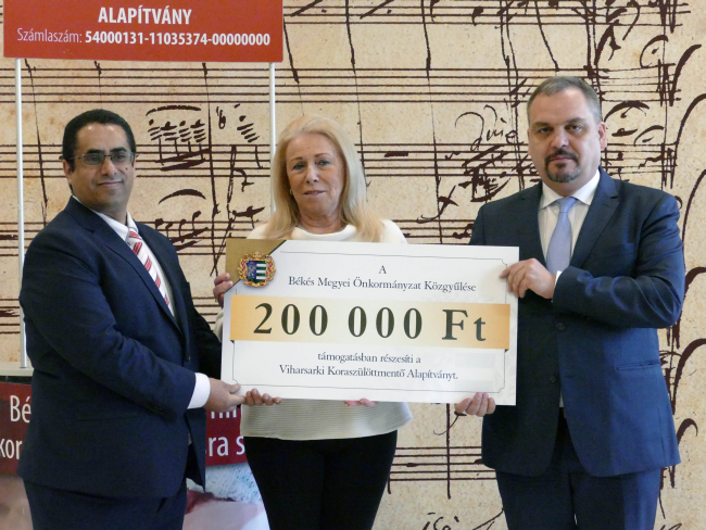 Békés Megyei Önkormányzat Közgyűlése – 200 000 Ft támogatás